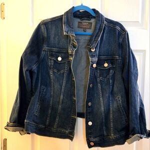 Torrid Size 1 Jean jackets blue stretchy barely worn